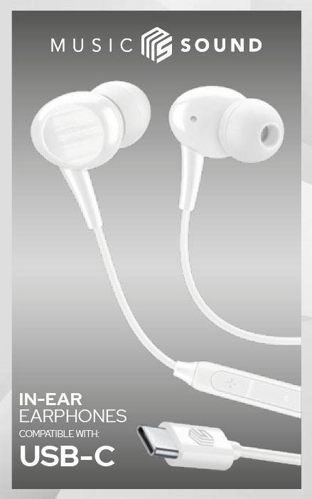 Image du produit Music Sound Color In-Ear Usb-c (Pas de réduction du bruit, Filaire)