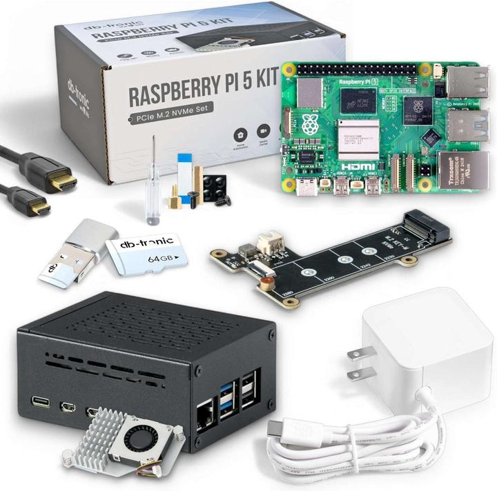 Db-tronic Raspberry Pi 5 PCIe M.2 NVMe