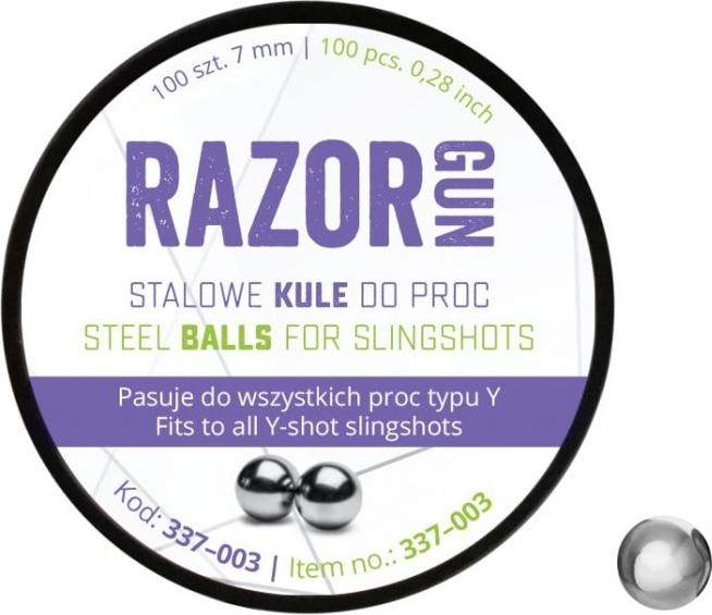 Actual product image Razorgun Kulki do procy 7 mm 100 szt. (337-003)