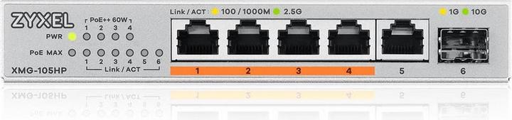 Actual product image Zyxel XMG-105HP (6 Ports)