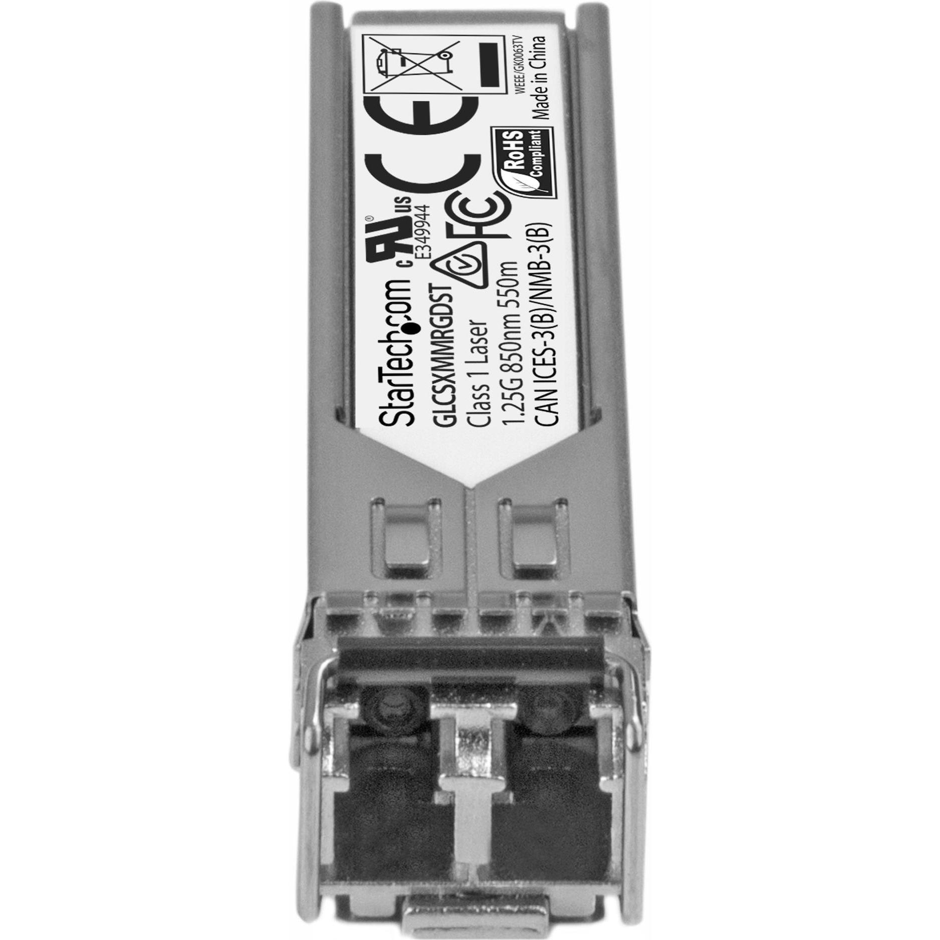 Thumbnail - StarTech Gigabit Fiber Sfp - mm Lc, Transceiver, Silber