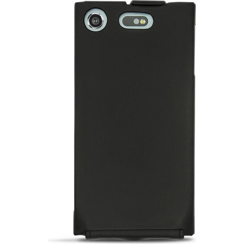 Noreve Lederschutzhülle vertikal (Sony Xperia XZ1 Compact), Smartphone Hülle, Rosa