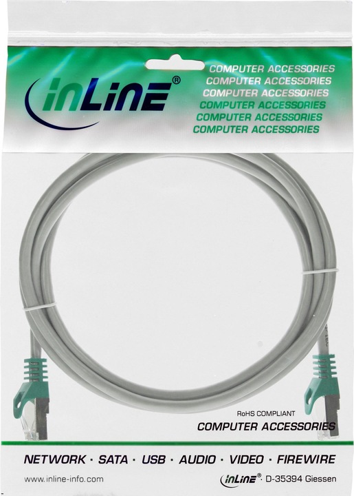 Produktbild InLine Crossover Patchkabel (F/UTP, CAT5e, 3 m)
