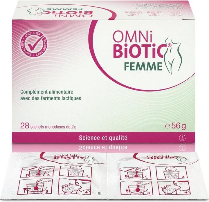 Actual product image Omni Biotic Femme Pulver (28 Piece, Powder, 115 g)