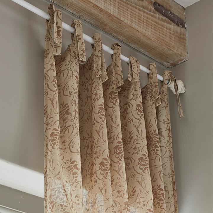 Produktbild Loberon Gardine Jennings beige/braun (250 x 140 cm)