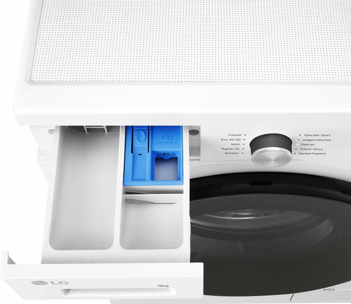 Produktbild LG F4NX1009NWB Waschmaschine 9 kg Klasse A (9 kg, Links)