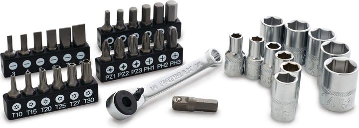 Productafbeelding Stanley Dopsleutelset Pro STACK 1/4, 37 stuks (1/4")