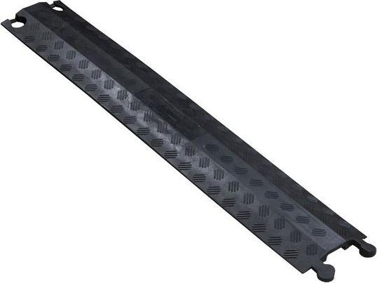 Actual product image RS PRO Drop Over Black Rigid Cable Protector - (Cable bridge, 76.50 cm)