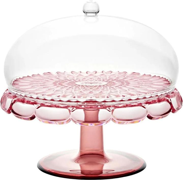 Produktbild Guzzini VANITY Kuchenplatte mit Fuss und Haube Flamingo pink