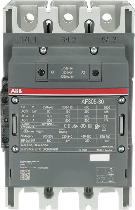 Actual product image ABB Contactor