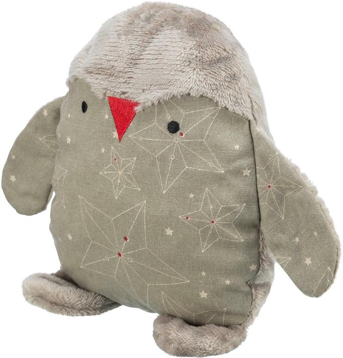 Trixie Hunde-Spielzeug Xmas Pinguin, 24 cm, Grau (Kauspielzeug Hund)