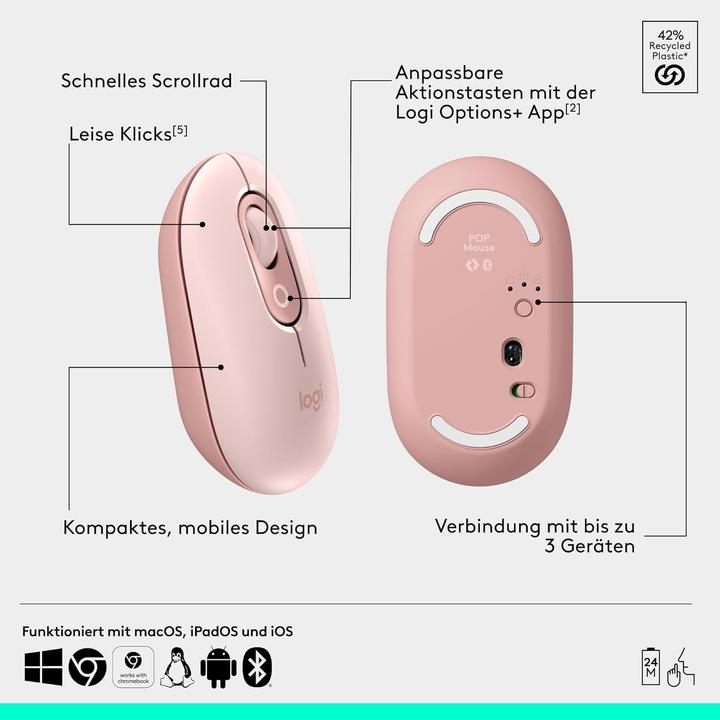 Actual product image Logitech POP Icon Combo (DE, Wireless)