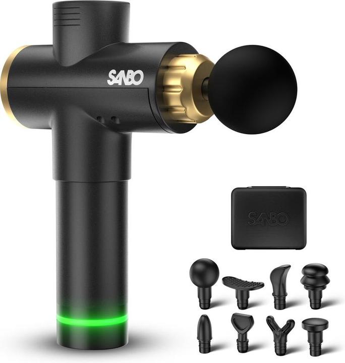 Sanbo Massage gun Elite - Sport en Relax massage - Professioneel 30 Standen - Inclusief Koffer - Inclusief