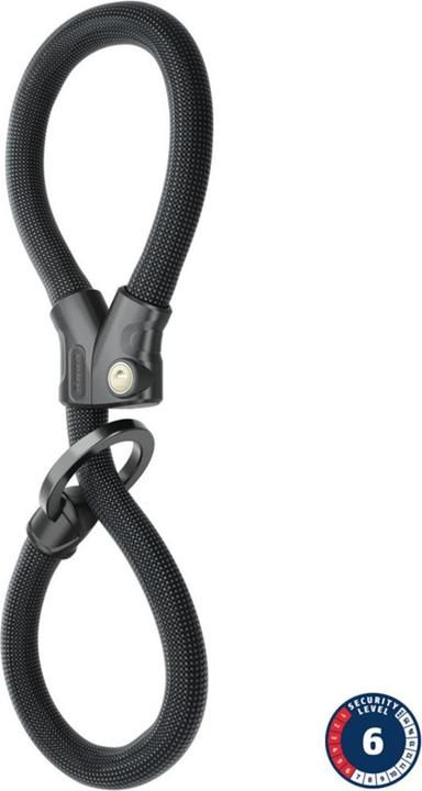 Produktbild Abus 1806/140 black Infinity Loop (140 cm)