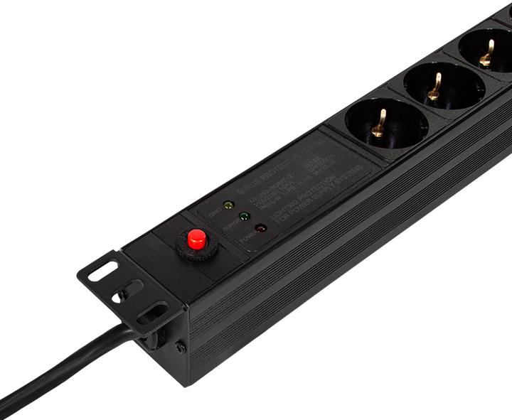 Produktbild LogiLink Steckdosenleiste (7 x, CEE 7/3, 2 m)