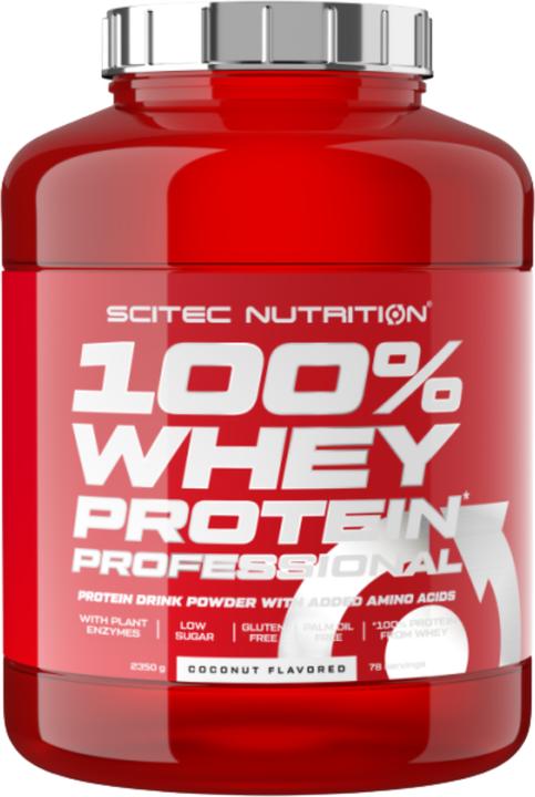 Produktbild Scitec 100% Whey Professional 2350g Kokos (Kokosnuss, 1 Stk., 2350 g)