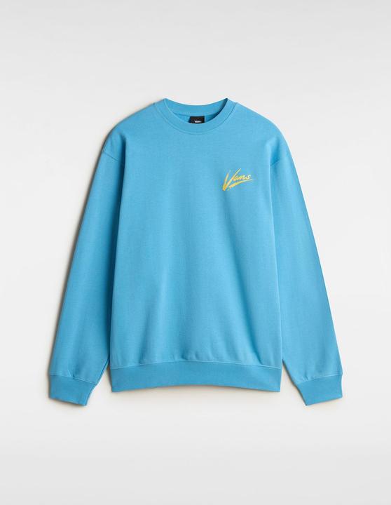 Vans Brush Script II LOOSE FT CREW Heritage Blue
