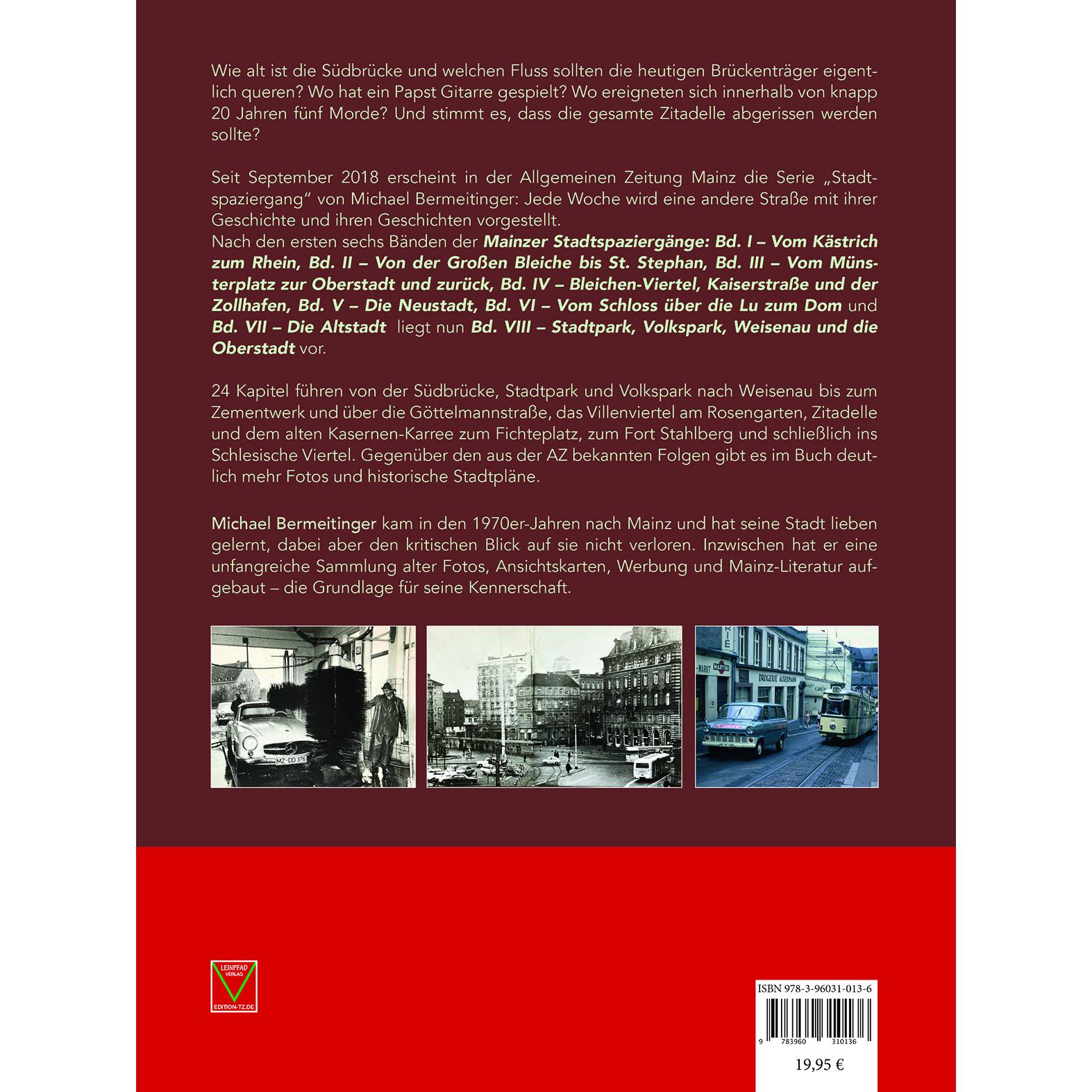 Thumbnail - Mainzer Stadtspaziergänge VIII, Fachbücher von Michael Bermeitinger