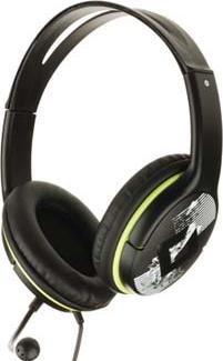 Produktbild Genius HS-400A Headset schwarz/grün, Funktionen:Lautstärkenregler, Skype-kompatibel, Farbe:Vivid Green (Kabelgebunden)