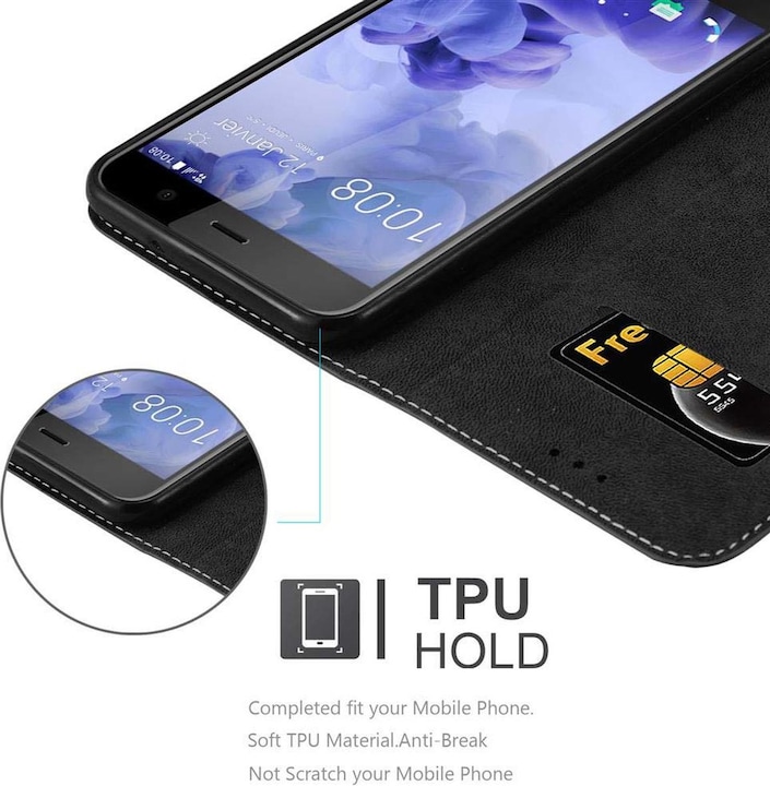 Actual product image Cadorabo Book X Wallet Cover (HTC U Play)