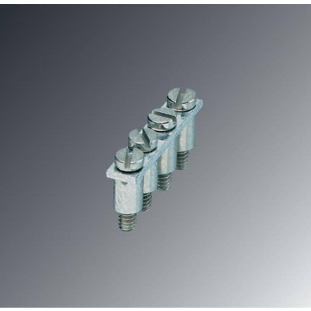 Phoenix Contact Fixed bridge, Number of positions 4 (Vari), Accessori di elettronica + Alloggiamento, Argento