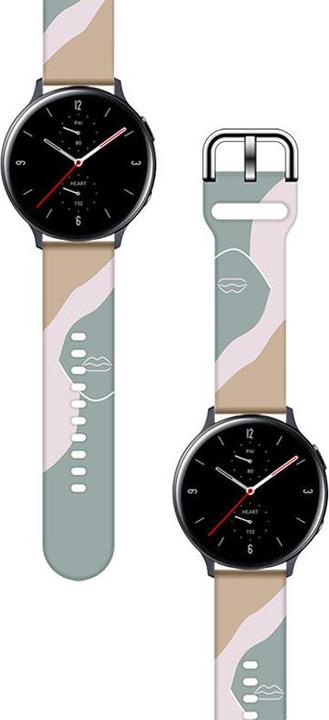 Produktbild Hurtel Strap Moro Band für Samsung Galaxy Watch 42 mm Silikonarmband Camo Uhrenarmband (17) (42 mm, Silikon)