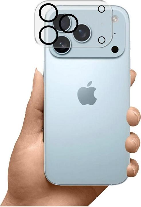 Actual product image 3MK Lens Pro Full Cover Kameraschutz für iPhone 17 Pro Max (Apple iPhone 17 Pro Max)