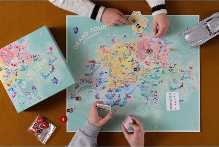 Actual product image Helvetiq Grand Tour Switzerland (German, French, Italian, English)