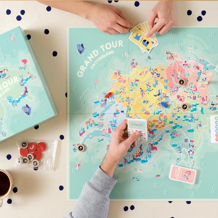 Actual product image Helvetiq Grand Tour Switzerland (German, French, Italian, English)