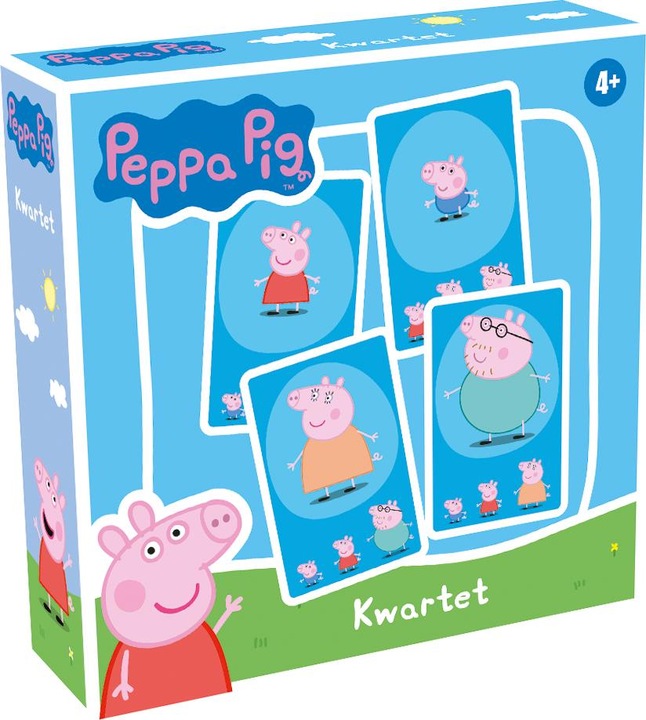 Produktbild Selecta Spielzeug Peppa Pig Quartett (Deutsch, Französisch, Niederländisch)