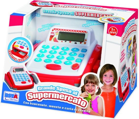 Image du produit Rs Toys Big Shopping at the Supermarket - Battery-Operated Cash Register