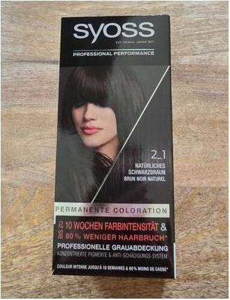 Produktbild Syoss Permanente Coloration (2_1 Natürliches Schwarzbraun)