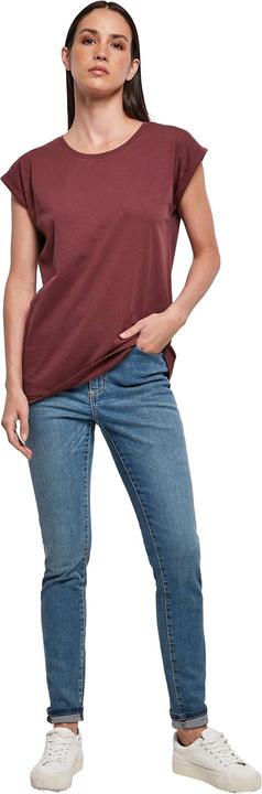 Actual product image Build Your Brand Tshirt Overcut Shoulder (L)