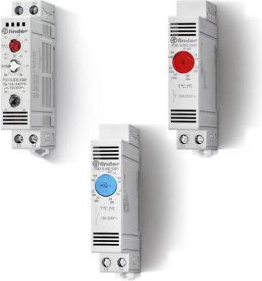 Actual product image Finder Bimetal thermoswitch 50°C NO contact