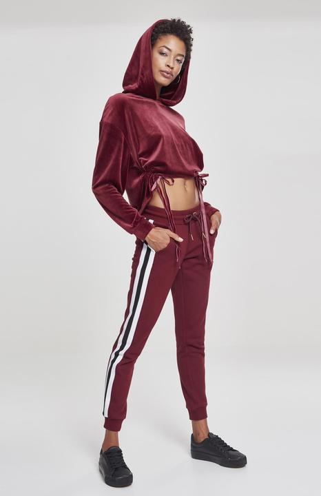 Actual product image Urban Classics UC Ladies Ladies Short Velvet Gathered Hoody (XL)