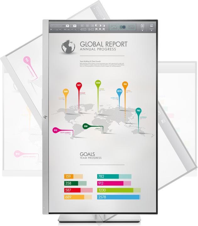 Actual product image HP EliteDisplay E273q (2560 x 1440 pixels, 27")