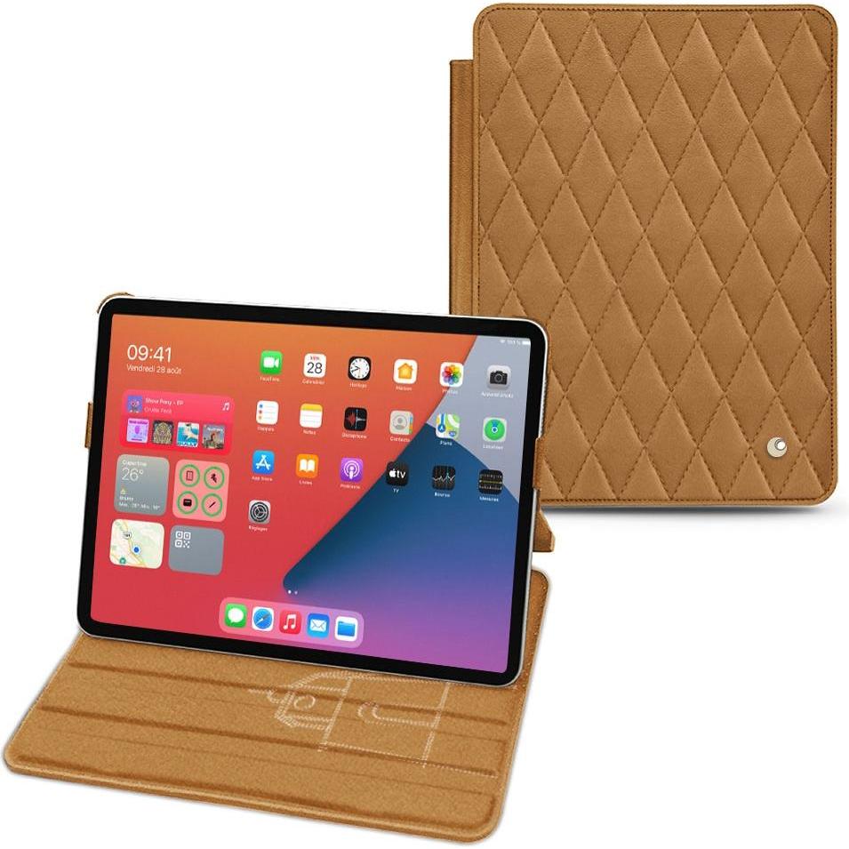 Noreve Lederschutzhülle horizontal (iPad mini 6), Tablet Hülle, Braun