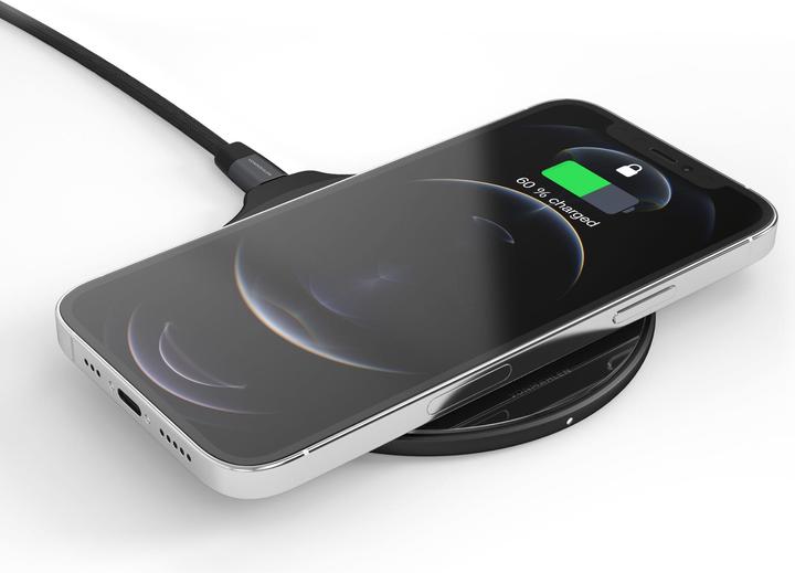 Produktbild Vonmählen Aura - The Wireless Charging Pad (USB-C to USB-A cable included) - Acrylic Glass Black