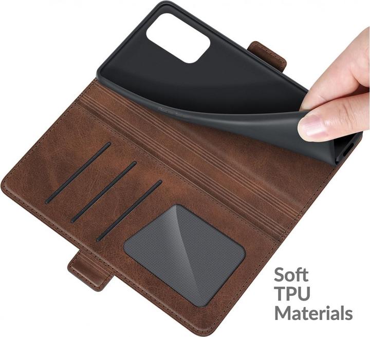 Actual product image Screenguard Oppo A74 5G CardLounge Leather Case (Oppo A74 5G)