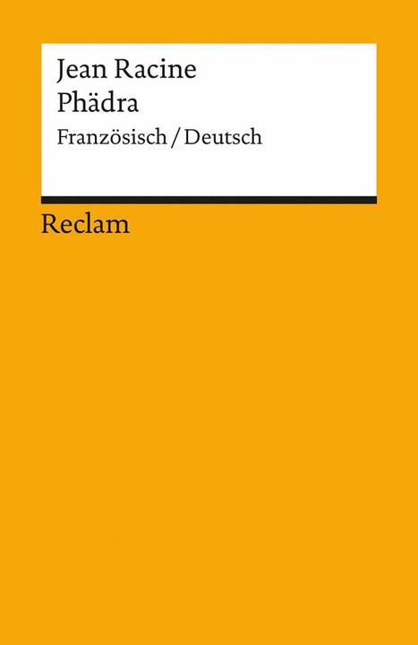 Produktbild Phädra (Deutsch, Jean Racine, Wolf Steinsieck, 2011)