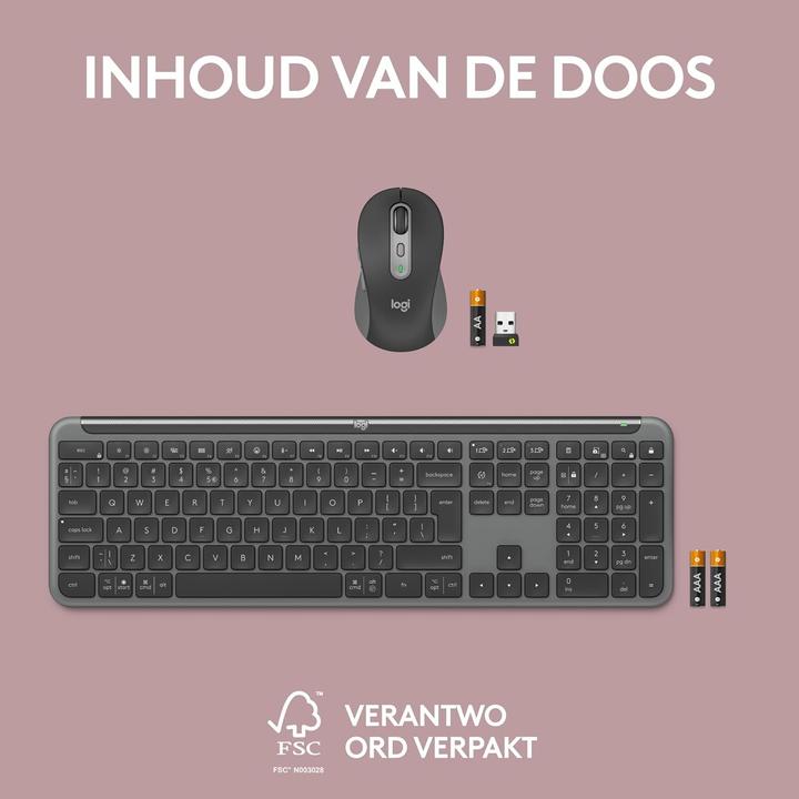 Immagine prodotto Logitech Signature Slim Combo MK950 (USA, Senza fili)