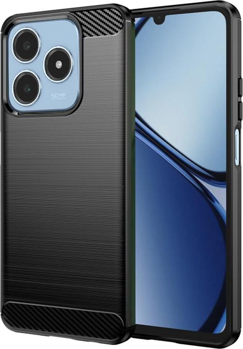 Actual product image Techsuit - Carbon Silicone - Realme C61 / Realme C63 - Black (Realme C63)