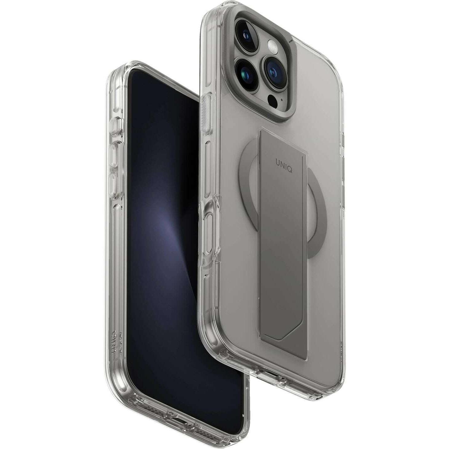 Uniq etui Heldro Max iPhone 16 Pro Max 6.9" Magclick Charging przezroczysty/clear lucent (Apple iPhone 16 Pro Max), Smar...