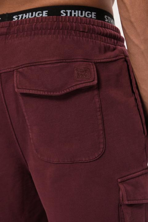 Actual product image Sthuge cargo Bermuda shorts, elasticated waist, sweat fabric, relaxed fit, up to 8 XL (6XL)