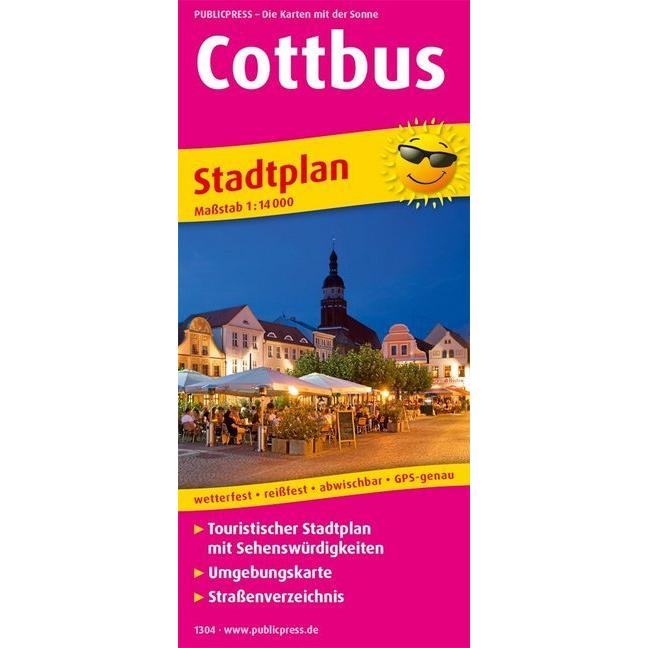 Thumbnail - Cottbus, Landkarte