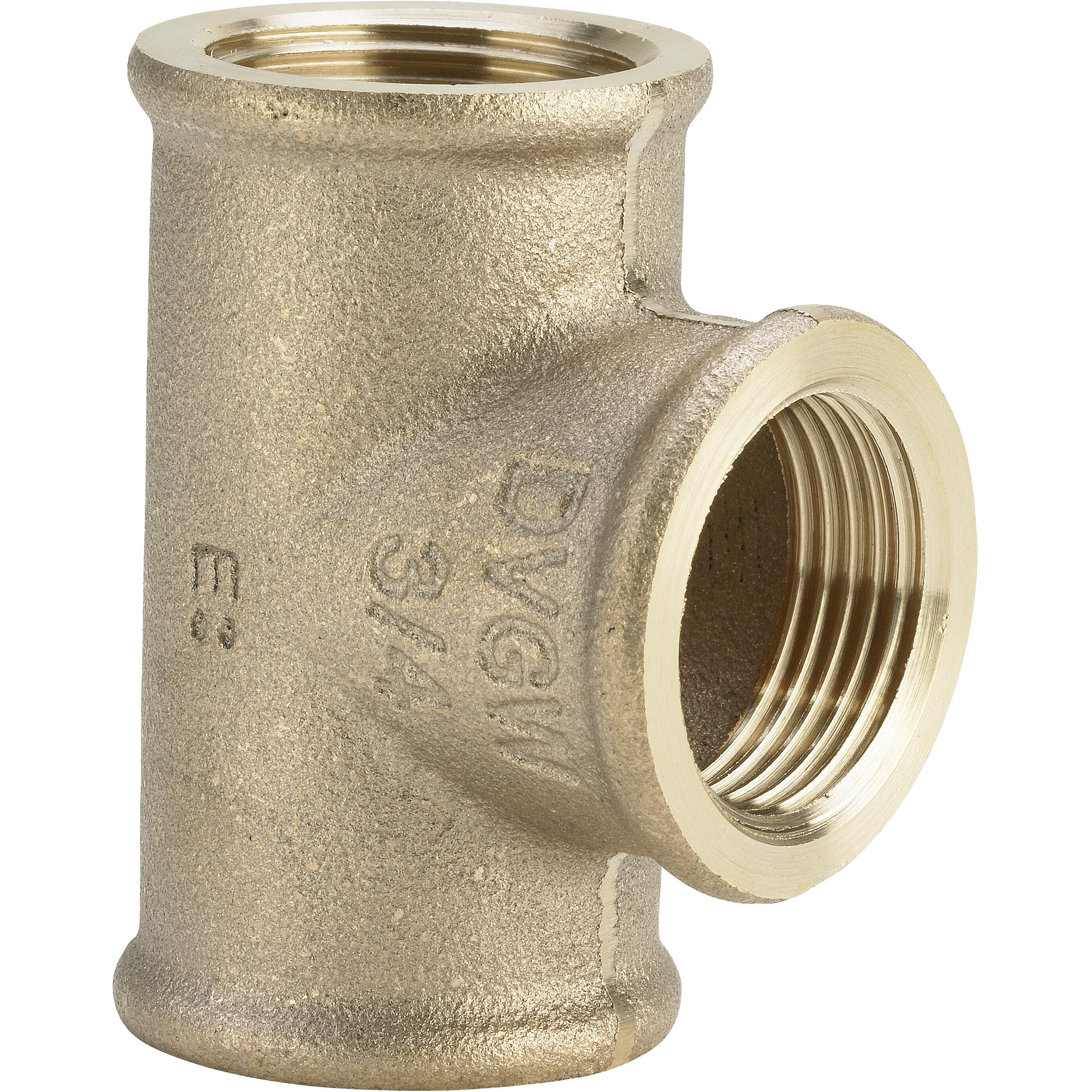 Viega, Rohrverbindungstechnik, Tee 3/4 "bronze (264246) (T-Verbindung)