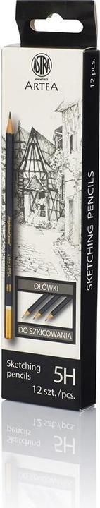 Produktbild Astra Bleistift zum Erlernen des Skizzierens 5H Artea (12 Stück) (5H, 12x)
