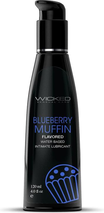 Image du produit Wicked Sensual Care Blueberry Muffin Lubrifiant à base d'eau aromatisé par (120ml) (120 ml)