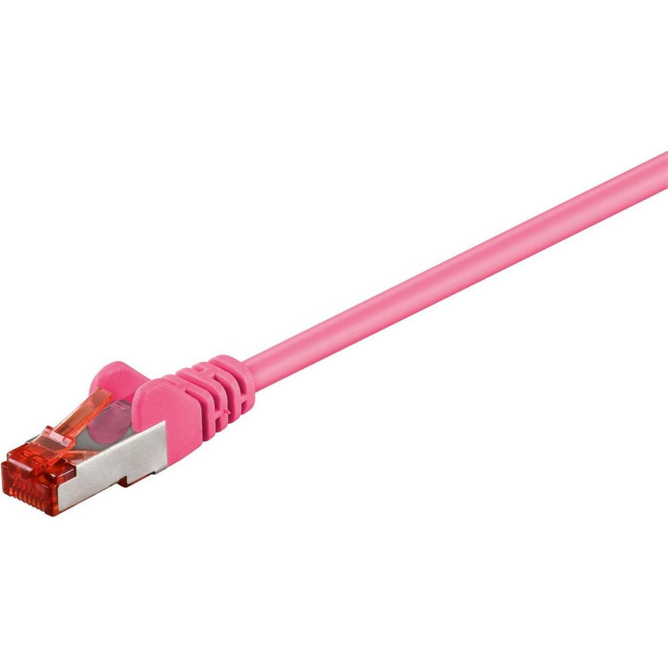 MicroConnect B-FTP60025PI 0.25m Cat6 F/UTP (FTP) Pink Netzwerkkabel (F/UTP, CAT6, 0.25 m), Netzwerkkabel
