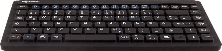 Produktbild KeySonic KSK-3230" (US) USB-Tastatur Schwarz Silikonmembran, Wasserdicht (IPX7) (US, Kabelgebunden)